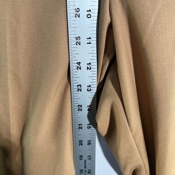 C by One Brown Pull On Womens Wide Leg Dress Pants Medium - Picture 7 of 9